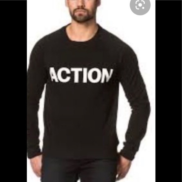 BLK DNM Navy Action Sweater - Picture 1 of 4